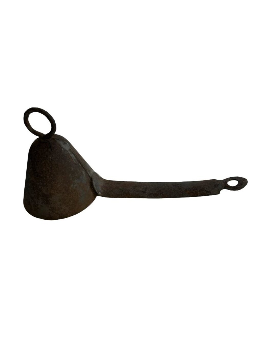 Antique Primitive Iron Betty Lamp,Grease Oil Wick Lamp,Circa 1850-1900,Rustic Fa